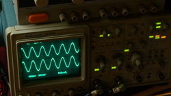 Oszimessung Stereo Endstufe